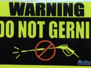 Decal Do Not Gernie