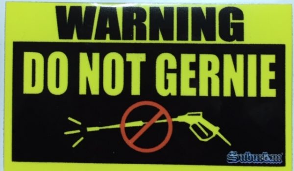 Decal Do Not Gernie